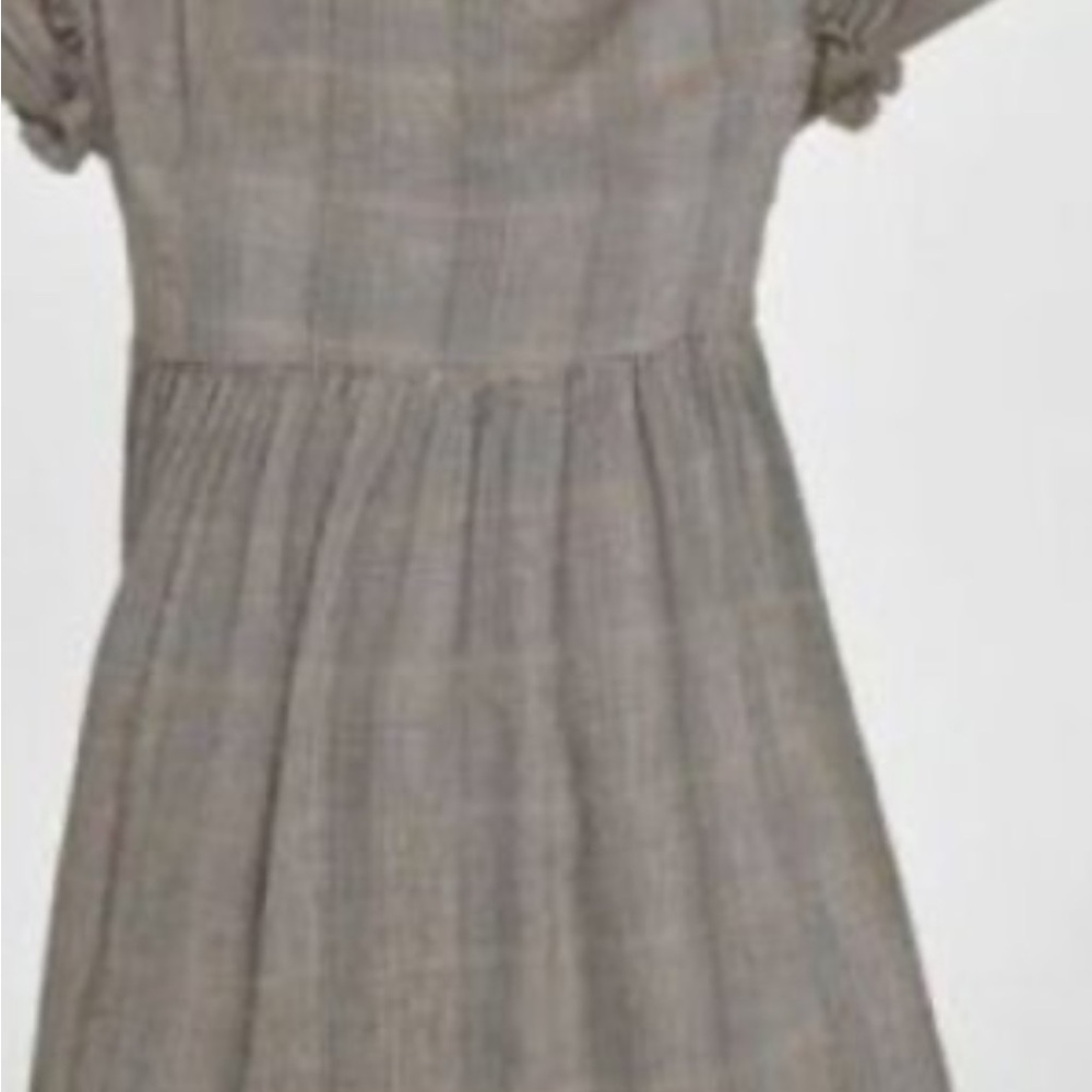 Zara Gray Long Sleeve Dress